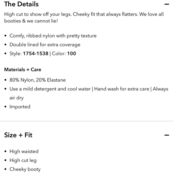 NEW [Aerie] white ribbed high cut bikini bottom 🤍 - Picture 13 of 14